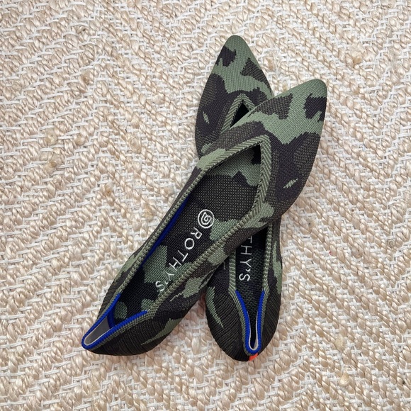 Rothy's The Point Olive Camo - Picture 3 of 9